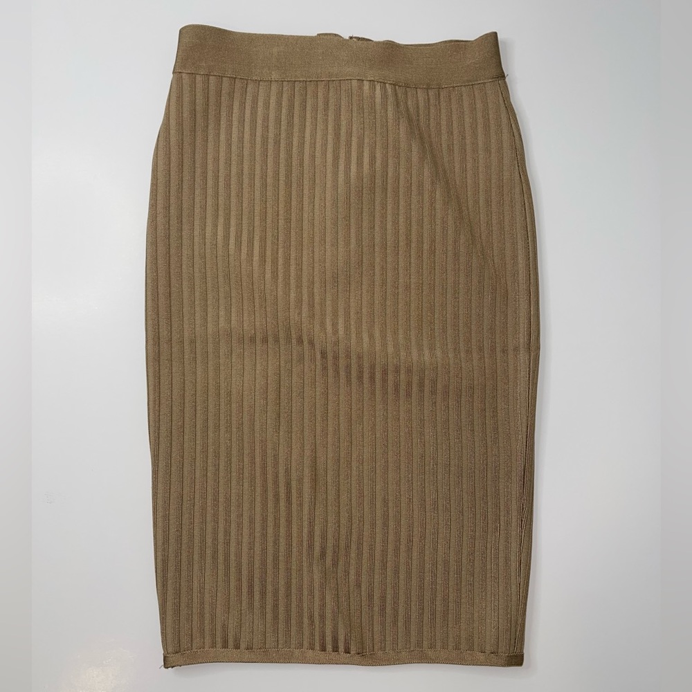 NWT Oh Polly Ribbed Bodycon Bandage Pencil Skirt - Picture 2 of 9